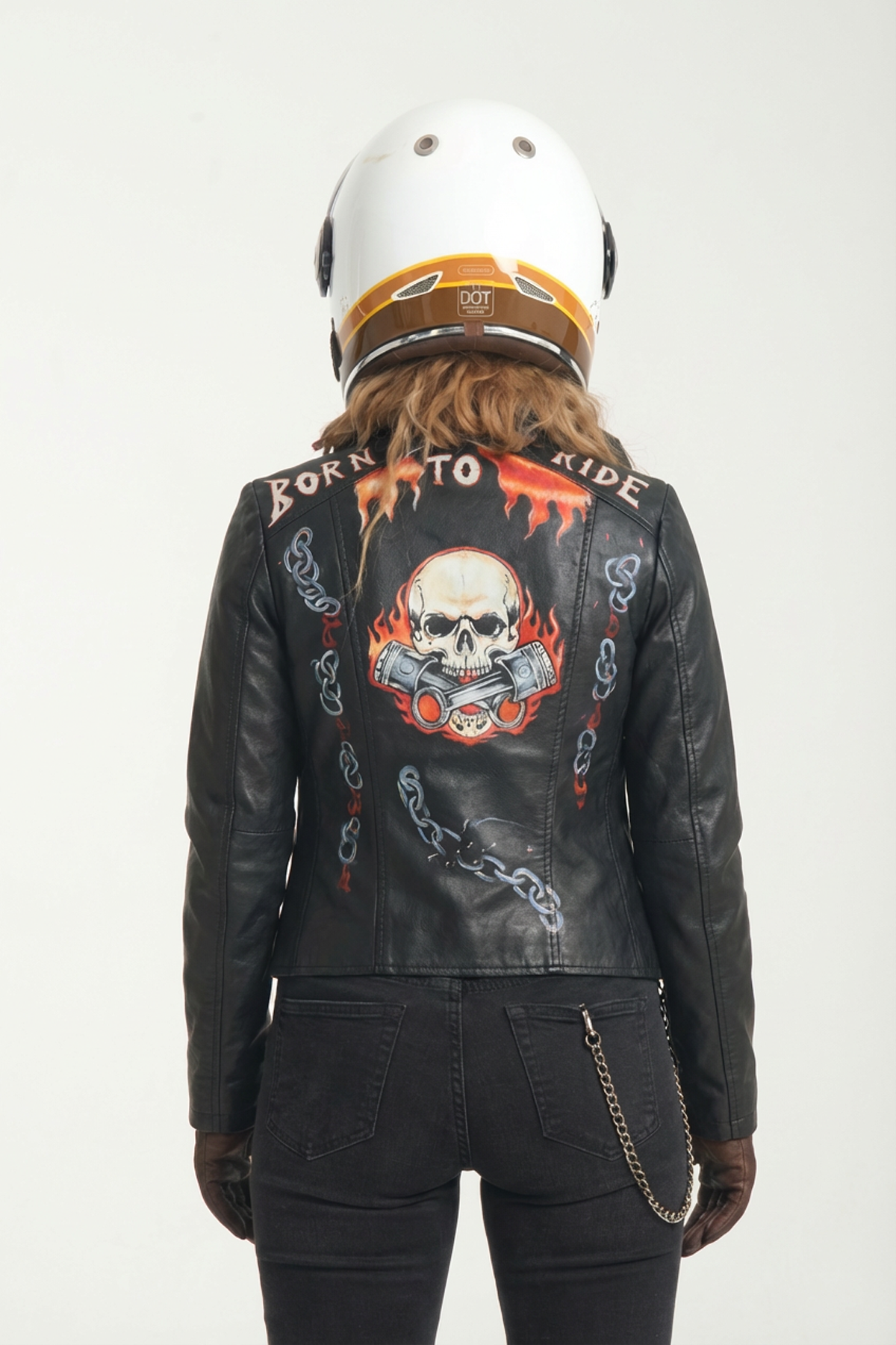 Custom Ceket "Born To Ride"