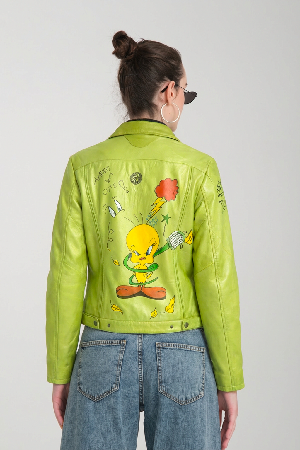 Custom Ceket "Tweety&Vespa"