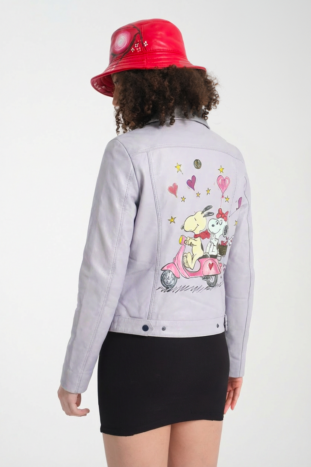 Custom Ceket "Snoopy&Vespa"